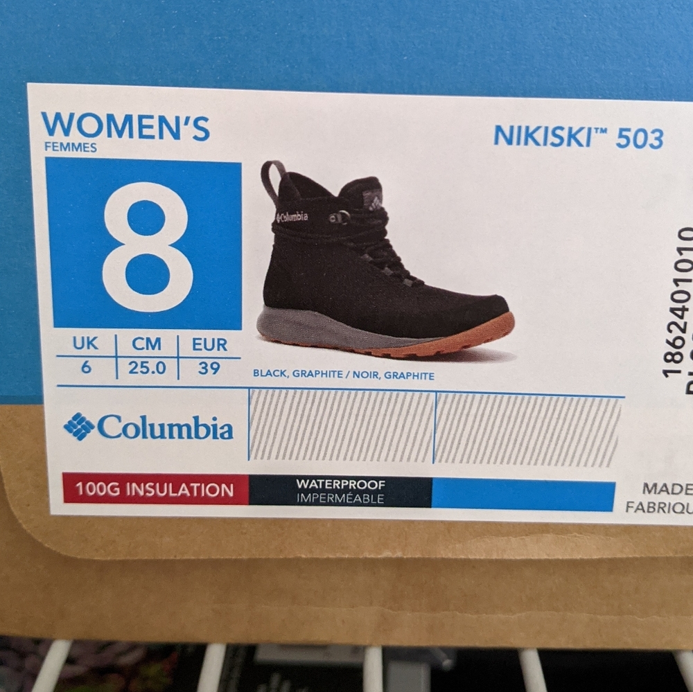 NWT Columbia Women's Nikiski 503 Boot